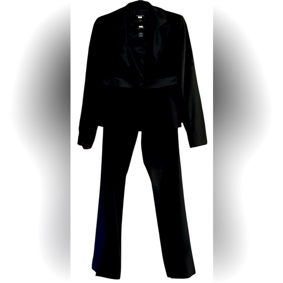 Nine West Jackets & Blazers - NINE WEST 3 Piece Suit(coat, camisole, pants)Tuxedo Accent, Lined, Sz 2, EUC.